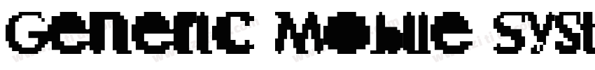 Generic Mobile Syste字体转换